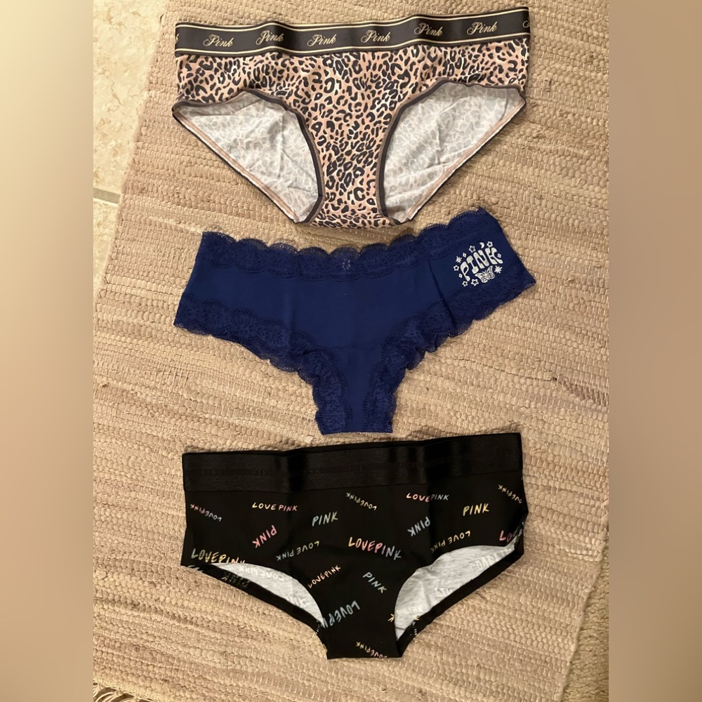 PINK Victoria's Secret panties (set of 3) - NWT